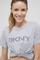 szary Dkny T-shirt DP1T6749