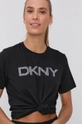 μαύρο Μπλουζάκι DKNY