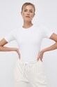 adidas Performance T-shirt GK6252 z elastanem biały GK6252