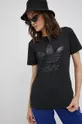 czarny adidas Originals T-shirt bawełniany H09772
