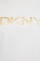 beżowy Dkny T-shirt bawełniany DP1T8524