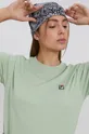 zielony Fila - T-shirt bawełniany