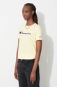Champion cotton t-shirt yellow 114472