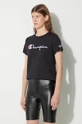 black Champion cotton t-shirt