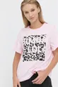 różowy BIMBA Y LOLA - T-shirt bawełniany