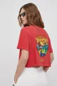 Billabong T-shirt bawełniany x Wrangler 100 % Bawełna z recyklingu