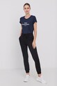 Peak Performance T-shirt bawełniany G75661 granatowy AW21