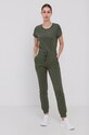 Peak Performance T-shirt bawełniany G75661 zielony AW21