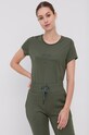 Peak Performance T-shirt bawełniany zielony G75661