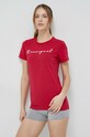 Хлопковая футболка Rossignol хлопок розовый RLKWY05