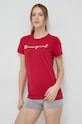 Rossignol t-shirt bawełniany nadruk różowy RLKWY05