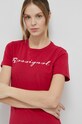 Хлопковая футболка Rossignol розовый RLKWY05