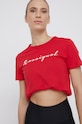 Rossignol T-shirt bawełniany czerwony RLKWY05