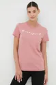 ružová Bavlnené tričko Rossignol