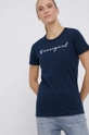 blu navy Rossignol t-shirt in cotone