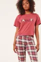 fioletowy Etam T-shirt piżamowy