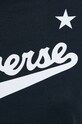 Bavlněné tričko Converse 10021940.A02.001 černá