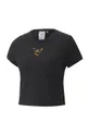 czarny Puma T-shirt x Dua Lipa 534737 Damski