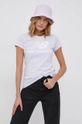 New Balance - T-shirt bawełniany WT91546SIY niebieski