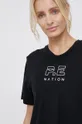 črna Bombažen t-shirt P.E Nation