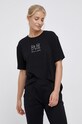 P.E Nation T-shirt bawełniany nadruk czarny PEBASICST038