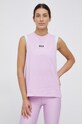 P.E Nation Top bawełniany 21PE3W161 fioletowy AW21