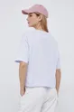 New Balance T-shirt bawełniany WT13561SIY 100 % Bawełna