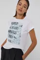 AllSaints T-shirt BOXSAINTS ANNA TEE biały