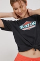 czarny Burton t-shirt