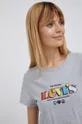 szary Levi's T-shirt bawełniany