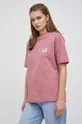 różowy Vans T-shirt bawełniany