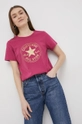 Converse cotton t-shirt pink