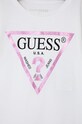 Guess T-shirt bawełniany dziecięcy J73I56.K8HM0 biały SS22