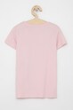 Guess T-shirt bawełniany dziecięcy J73I56.K8HM0 różowy SS22