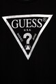 Guess T-shirt bawełniany dziecięcy J73I56.K8HM0 czarny SS22