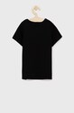 Dziewczynka Guess T-shirt bawełniany dziecięcy J73I56.K8HM0 czarny