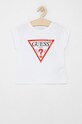 Dětské tričko Guess s elastanem bílá J81I15.J1311