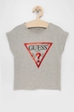 szary Guess T-shirt dziecięcy Dziewczęcy