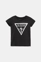 Детска памучна тениска Guess памук черен K73I56.K8HM0