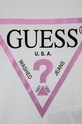 DÍVKA Dětské bavlněné tričko Guess K73I56.K8HM0 bílá