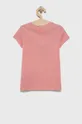 Calvin Klein Jeans T-shirt bawełniany dziecięcy IG0IG01018.4890 różowy
