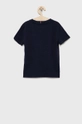 Tommy Hilfiger T-shirt bawełniany dziecięcy granatowy