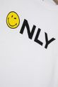 Kids Only T-shirt bawełniany dziecięcy x Smiley biały