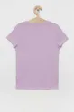 Детская хлопковая футболка Kids Only x Smiley фиолетовой