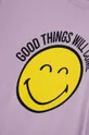 Dječja pamučna majica kratkih rukava Kids Only x Smiley  100% Pamuk