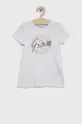 білий Дитяча футболка Guess Для дівчаток