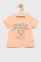 розовый Детская футболка Guess Для девочек