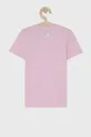 adidas T-shirt bawełniany dziecięcy GS0187 różowy