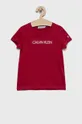 różowy Calvin Klein Jeans - T-shirt bawełniany IG0IG00380.4890 Dziewczęcy