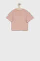 Хлопковая футболка Calvin Klein Jeans розовый